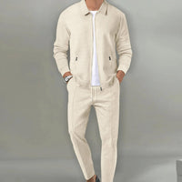 Harry | Men's Slim-Fit Zip-Up Casual Tracksuit with Drawstring Waist