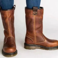 Quinn | Women's Fleece-Lined Leather Mid-Calf Winter Boots