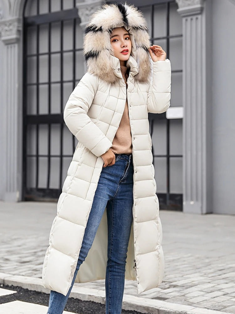 Off White Warm long puffer coat for the coldest months