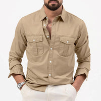 Alexander | Men's Crease-Resistant Non-Iron Cotton Blend Button-Up Shirt